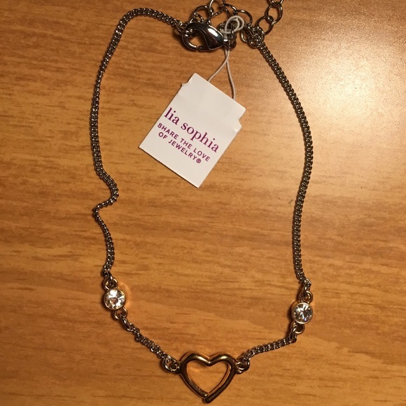 Lia Sophia heart necklace - Picture 3 of 3